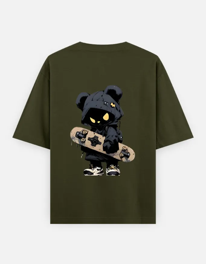 Oversized classic T Shirt (XS, Black)